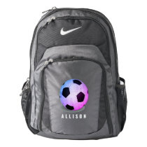 Personalized Pink Soccer Girls Nike Backpack Personalized Pink Soccer Girls Nike Backpack
