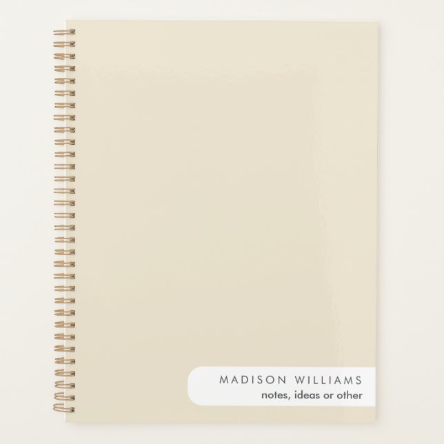 Personalized Pink Spiral Notebook –Custome (Front)