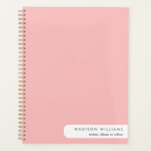 Personalized Pink Spiral Notebook –Custome