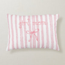 Personalized Pink Stripes Coquette Custom Text