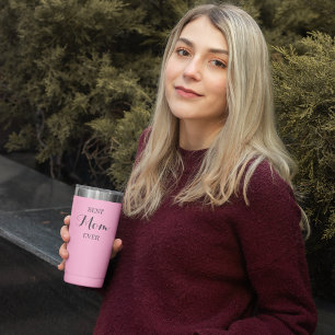 Personalized Pink Thermal Tumbler - Travel Mug