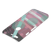 Personalized/Pink & Turquoise/Abstract Design Uncommon Google Pixel Case (Top)