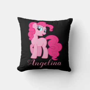 Personalized Pink Unicorn Throw Pillow