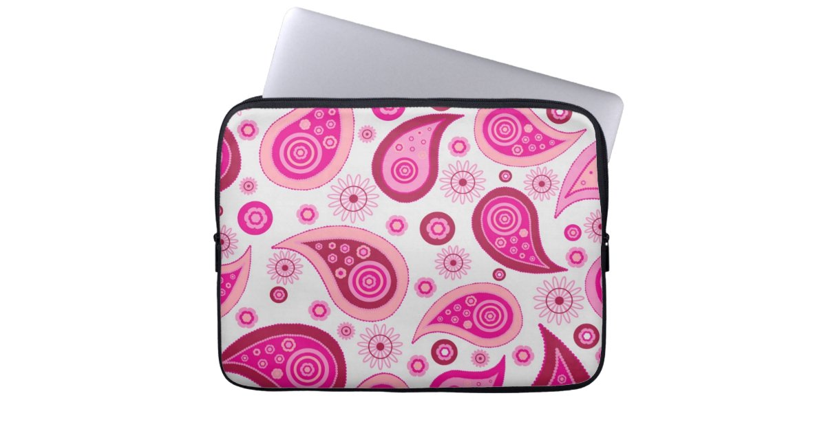 Personalized Pink Laptop Sleeve