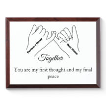Personalized Pinky Promise Couple - Together