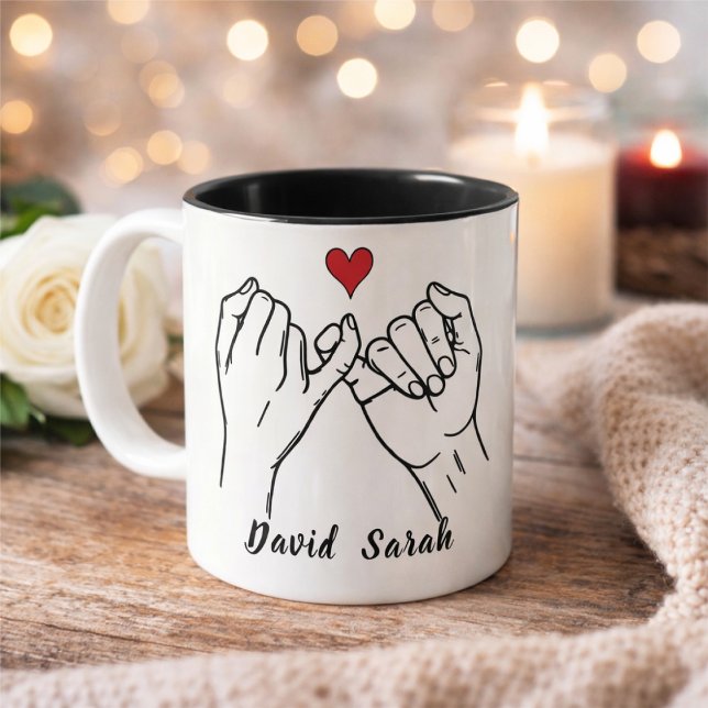 Personalized Pinky Promise Mug Valentine’s Day (Creator Uploaded)