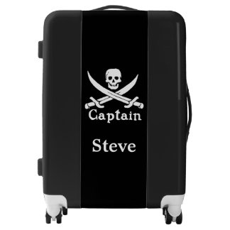 Personalized Pirate Captain Luggage