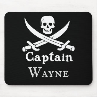 Personalized Pirate Captain Mouse Pad