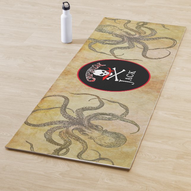 Personalized Pirate Captain  Yoga Mat (In Situ)
