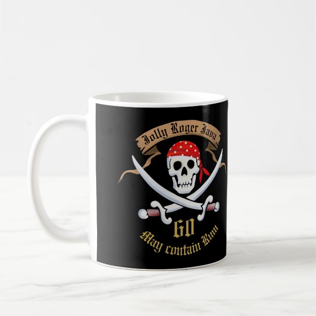 Personalized Pirate Coffee Mug (Left)