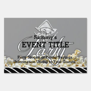 Personalized Pirate Day Party Sign