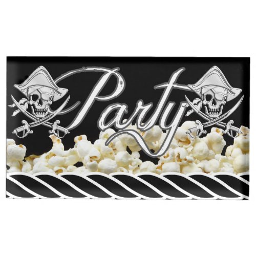 Personalized Pirate Day Party Table Card Holder