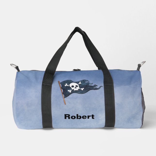 Personalized Pirate Flag Custom Duffle Bag (Front)