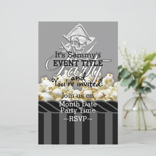 Personalized Pirate Party (Standing Front)