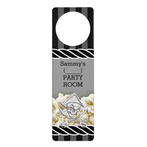 Personalized Pirate Party Door Hanger