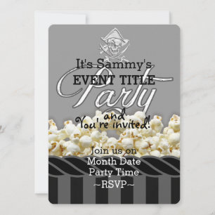 Personalized Pirate Party Invitation