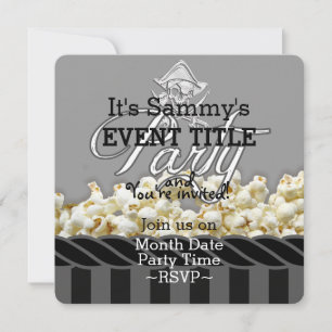 Personalized Pirate Party Invitation