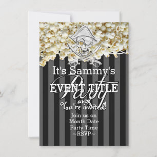 Personalized Pirate Party Invitation
