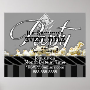 Personalized Pirate Party Poster