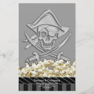 Personalized Pirate Party Stationery