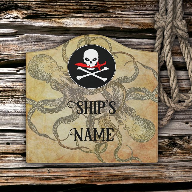 Personalized Pirate Ship Door Sign (Creator Uploaded)