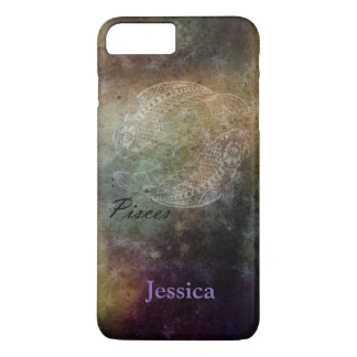 Personalized Pisces Grunge Zodiac Phone Case