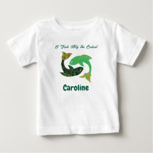 Personalized Pisces Zodiac Impressionist Toddler  Baby T-Shirt