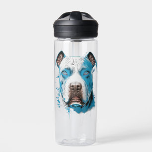 Personalized Pitbull Dad Water Bottle