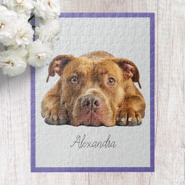Personalized Pitbull Jigsaw Puzzle (Creator Uploaded)