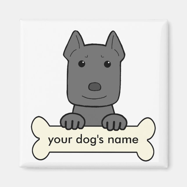 Personalized Pitbull Magnet (Front)