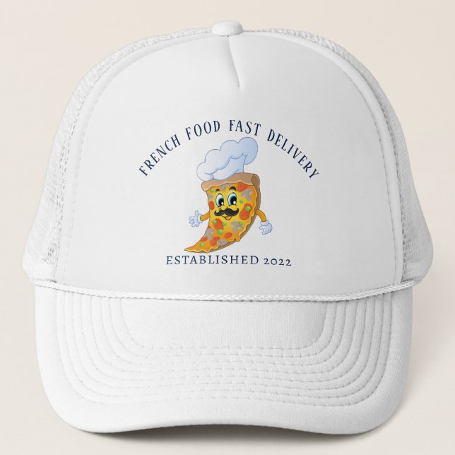 Personalized Pizza Lover Trucker Hat  (Front)