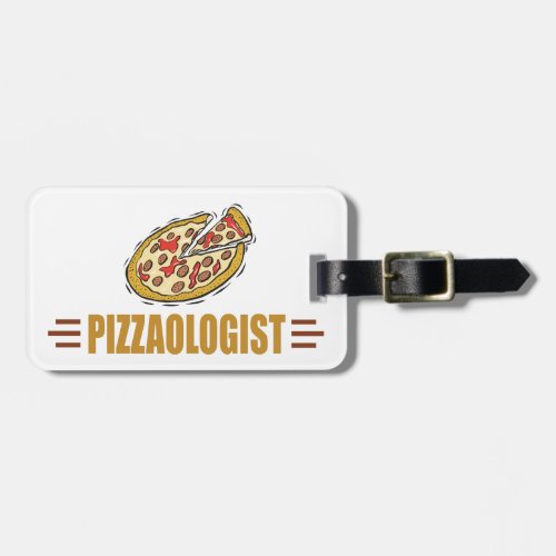 Personalized Pizza Luggage Tag