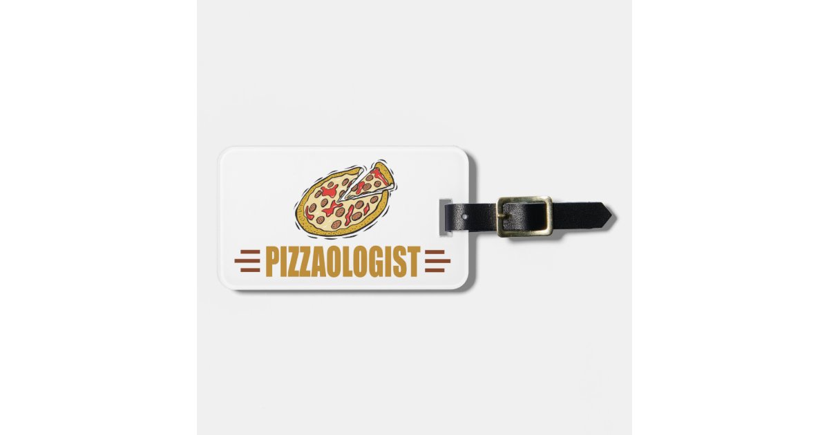 Supreme Pizza Personalized Luggage Bag Tag 