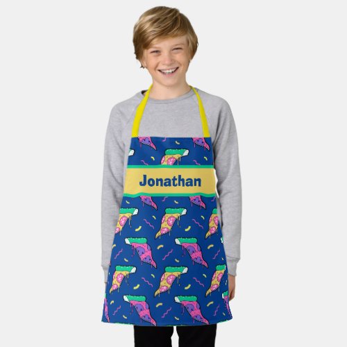 Personalized Pizza Slices Cooking Baking Apron