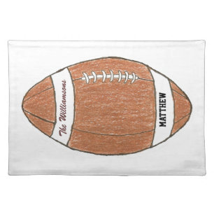 Personalized Placemat - Football Family