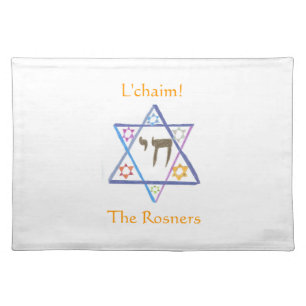 Personalized Placemat - Jewish Family