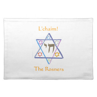Personalized Placemat - Jewish Family