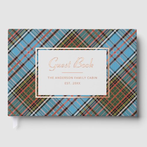 Personalized Plaid Clan Anderson Elegant Tartan