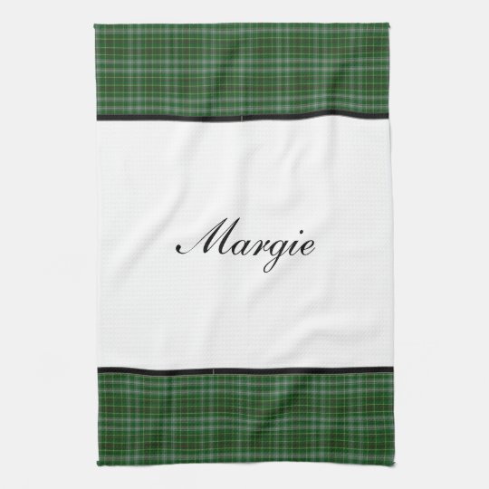 PERSONALIZED PLAID HAND TOWEL TEMPLATE | Zazzle.com