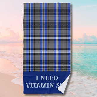Personalized Plaids Beach Retirement Gifts for Dad