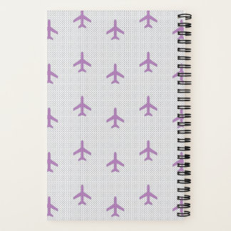 Personalized Plane Spiral Notebook
