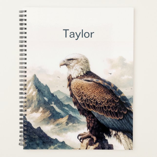 Personalized Planner, Eagle Planner (Front)
