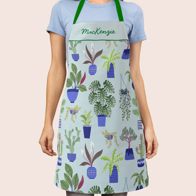 Personalized Plant Gardening Apron