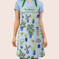Personalized Plant Gardening Apron