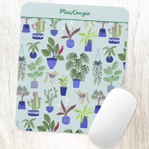 Personalized Plant Gardening Mouse Pad