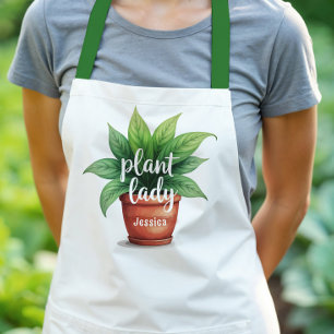 Personalized Plant Lady Gardening Apron