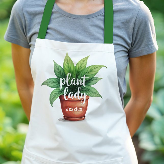 Personalized Plant Lady Gardening Apron (Creator Uploaded)