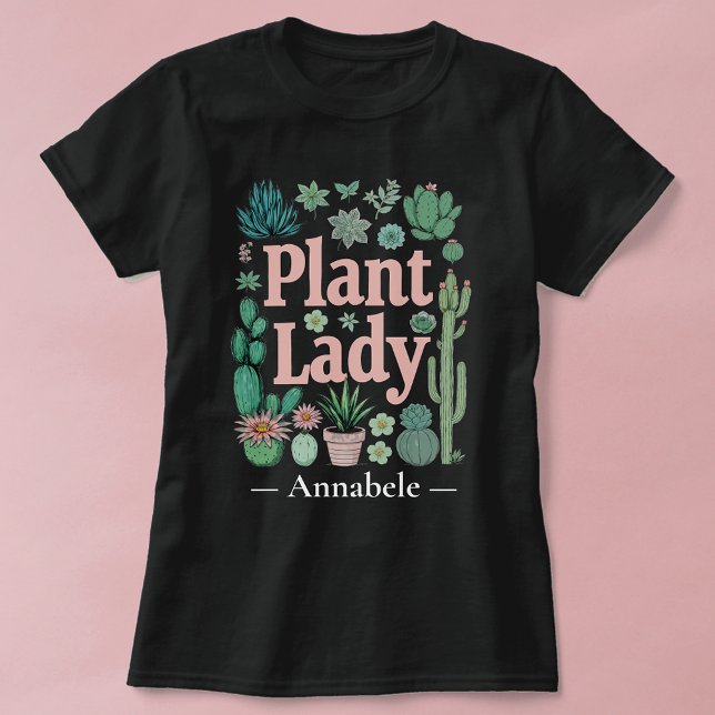 Personalized Plant Lady T-Shirt (Creator Uploaded)