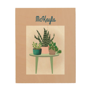 Personalized Plant Lover Wall Art