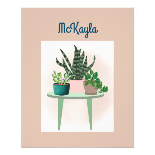 Personalized Plant Lover Wall Art